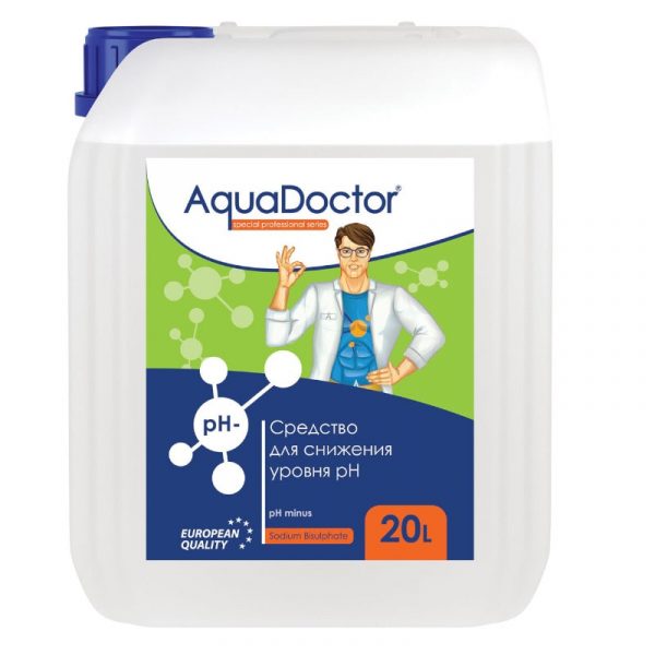 AquaDoctor pH Minus жидкий 20 л (Серная 35%)