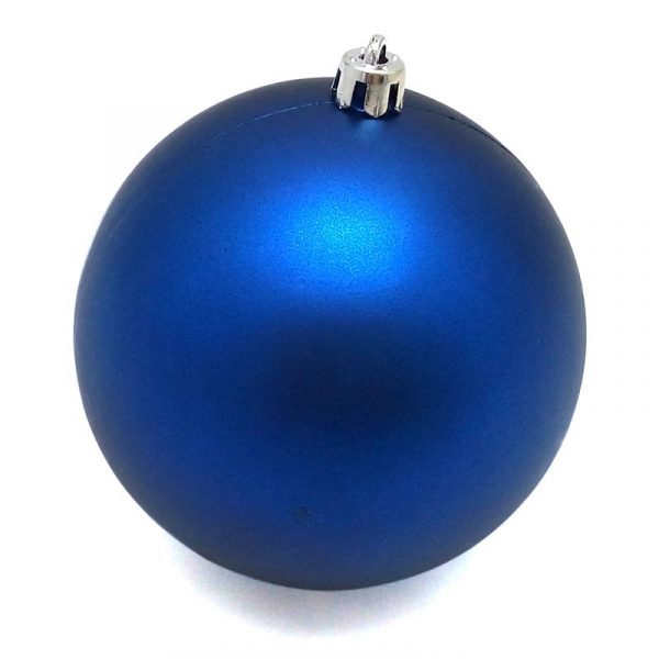 Рождественский шар 15 см, синий