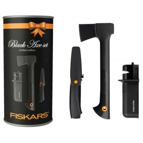 набор FISKARS  Топор малый + нож с точилкой + точилка